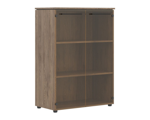 Шкаф со стеклянными дверьми 854х423х1188 TP MMC 85.2