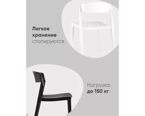 Стул Moris пластик желтый